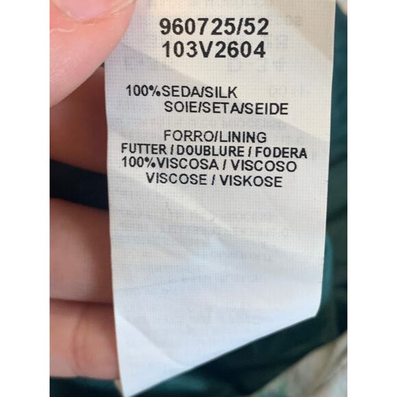 Tintoretto Women's Strapless Mini Dress Sleeveless Geometric Multicolor Size S - Picture 7 of 9